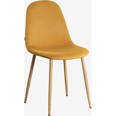 Sedia da pranzo imbottita Glamm SKLUM Legno naturale (1/5)