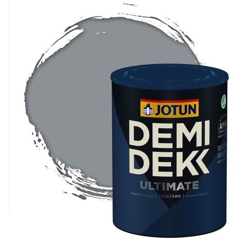 Peinture Bois - DEMI DEKK ULTIMATE - Lasure Opaque Satinée - RAL 7045 - 0,75L (1/2)