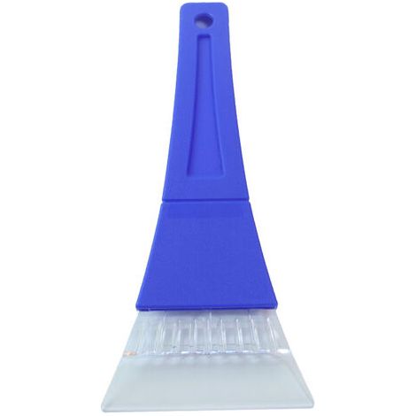 Grattoir à Glace pour Vitre Voiture Raclette de Neige Hiver Gratte-Givre Racloir en Plastique avec Manche 2311cm Bleu (1/5)