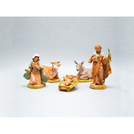 NATIVITà 12CM 5 STATUETTE IN RESINA (F-138)