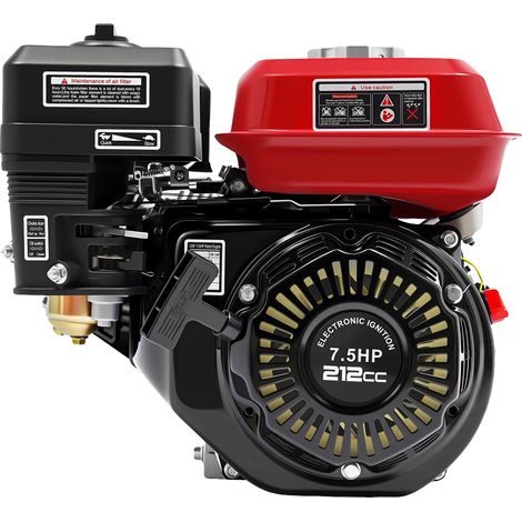Motore a benzina, potenza 4 kW, funzionamento silenzioso, nero (1/2)