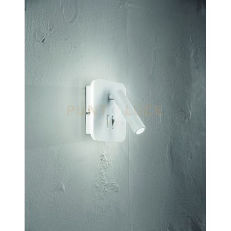 APPLIQUE SELLA QUADRATO BIANCO LED 3000K 730LM 9W ORIENTABILE