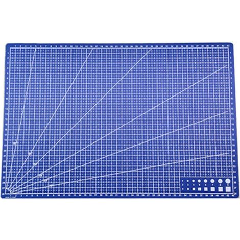 Planche à découper en PVC auto-cicatrisante, tapis de découpe rotatif double face, outil de loisirs créatifs et de sculpture (1/4)