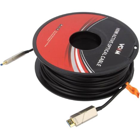 Cable HDCP 2.2 HDMI 2.0 male des deux cotes 40m noir