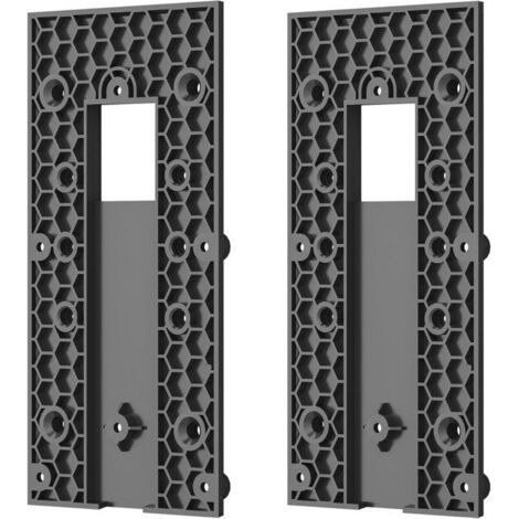 Lot de 2 supports de sonnette adhésifs sans perçage compatibles avec Ring Video Doorbell 4/Battery Doorbell Plus/Pro, accessoires de montage de porte pour appartements, bureaux, maisons (1/5)