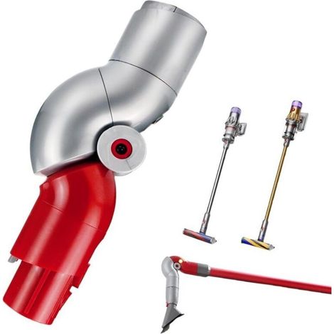 Adaptador de liberación rápida para aspiradoras Dyson V15, V11, V10, V8 y V7, adaptador flexible de bajo caudal. (1/4)
