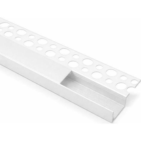 PROFILO DA INCASSO GP1S, 1 ANTA BIANCO + COVER OPALE 2MT (1/2)