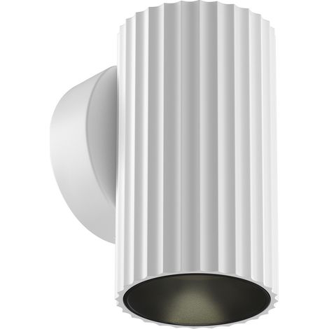 Applique murale tube cannelé blanc GU10 10W Calipso Maytoni (1/3)