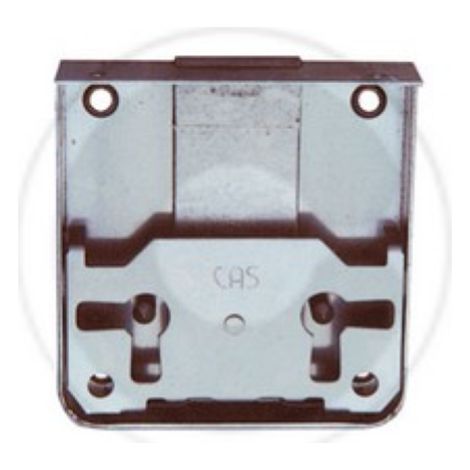 serrure pour meuble demi-caisson en acier poli entrA e 70 mm