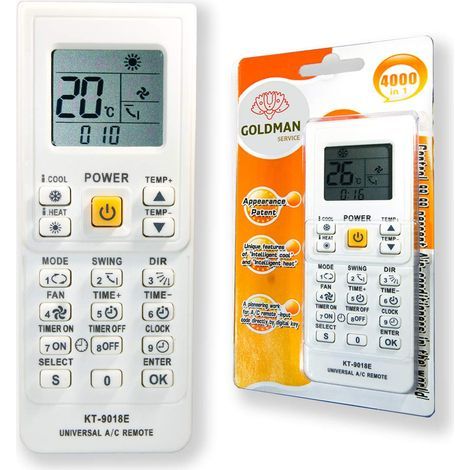 Télécommande pour Climatiseur Inverter pour Pompe à Chaleur et Froid (1/5)