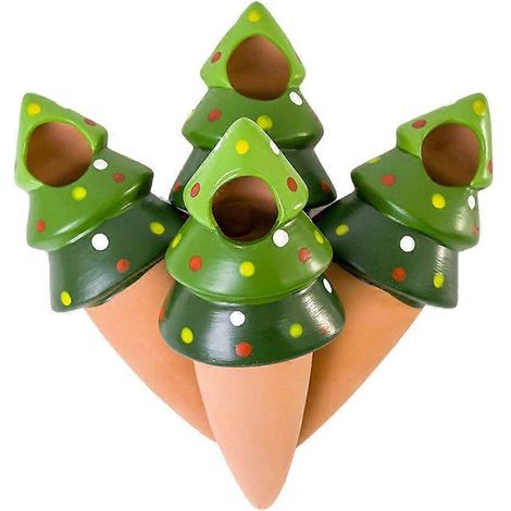 4 tuteurs d'arrosage automatiques pour plantes d'intérieur, arrosage du sapin de Noël