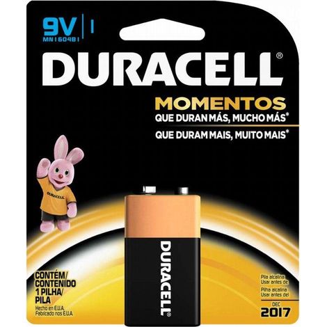 FPLUS pila duracell 9v. 1ud.alcal , PILA DURACELL PLUS POWER 6LR61 9V (BLISTER 1 PILA)