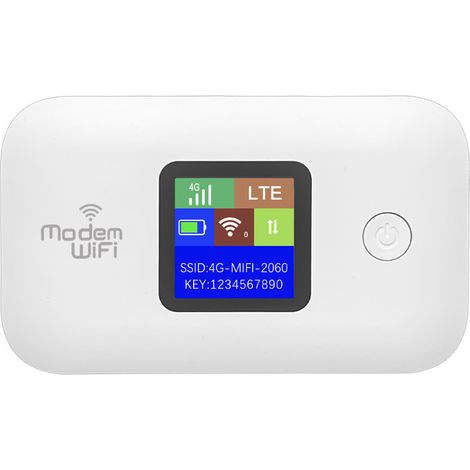 4G Portable WiFi, 5G Wireless MiFi, Pocket WiFi, LTE Router, A8 SIM Card Router -- A8-2 White (1/4)
