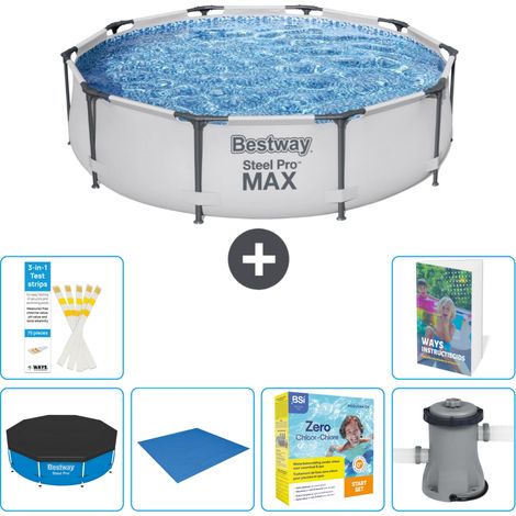 Bestway Steel Pro MAX Rund - 305x76 cm - 7-teilig S24