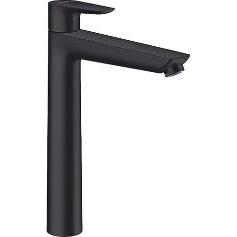 Waschtischmischer Hansgrohe 240 Talis E, Ausladung 183 mm, mit Zugstange, schwarz matt - 71716670