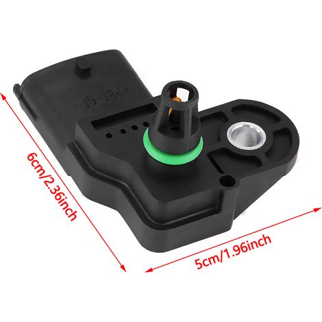 Absolutdrucksensor für Turbolader (Opel, Vauxhall, Fiat, Teilenummer 0281002437), Original-Motorteil, misst den Ladedruck, kompatibel mit Turbodieselmotoren (1/5)