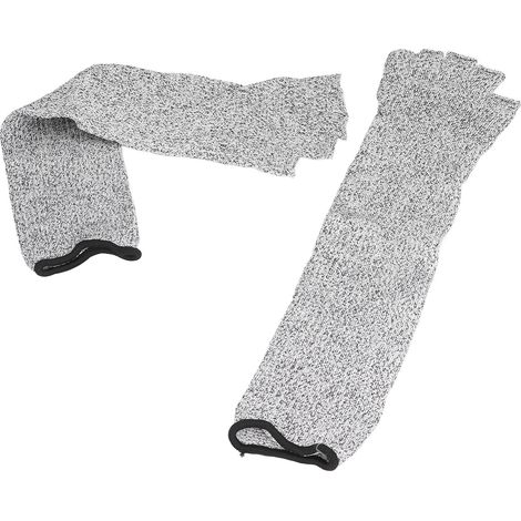 Manchons de protection pour bras de 45 cm, résistants à la déchirure et aux coupures, niveau de protection 5, pour jardin et cuisine. (1/5)