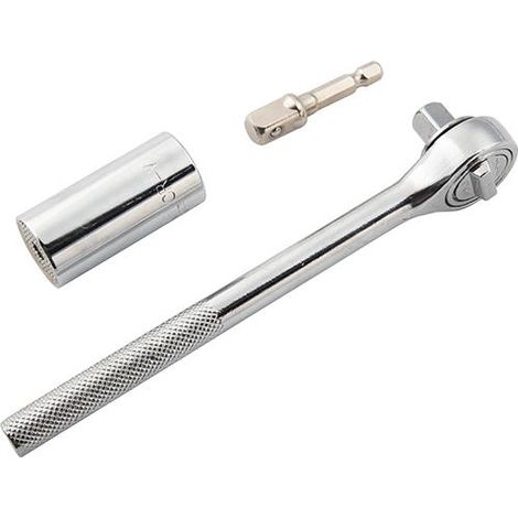 CHIAVE UNIVERSALE MULTIFUNZIONE A CRICCHETTO MAURER - CF. BLISTER