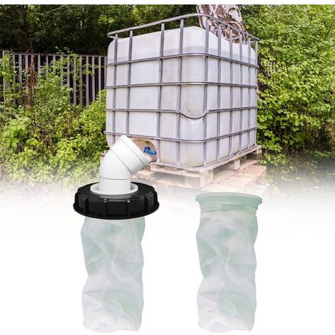 IBC 45° Lid Filter, 163mm Nylon Rain Water Filter, Washable with Lid for IBC Rain Water Tank DN 150