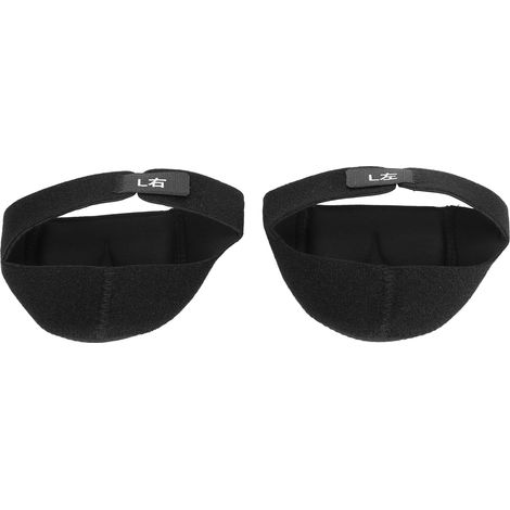 Protège-talons Respirant Manchon Talonnière Élastique Ajustable Coussinets Anti-douleur Enveloppes Confort pour Soulager Gêne L (1/5)