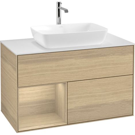Villeroy & Boch F771PCPC Meuble sous-vasque Finion F77 (1/2)