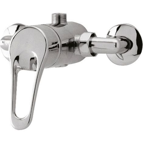 Nuie Chrome Round Manual Concealed or Exposed Shower Valve - A3200