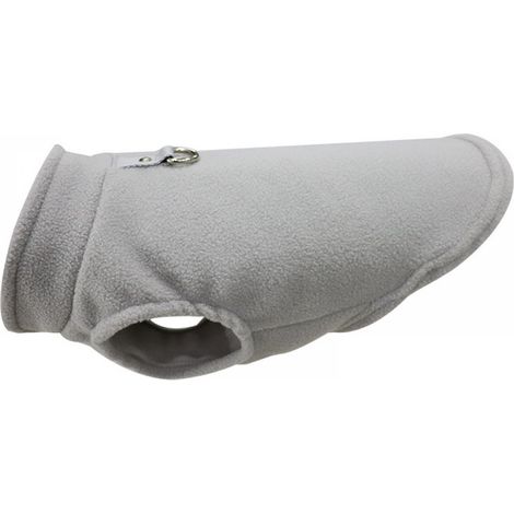 Pull-Over en Polaire pour Chien et Chat - Manteau d'Hiver avec Anneau en D - Vêtement pour Petite et Moyenne Taille (Gris) (1/5)