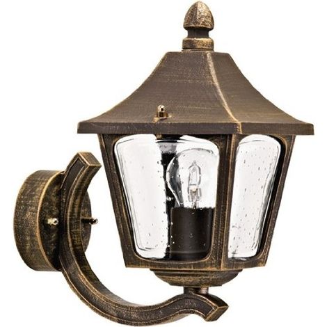 ALBERT 651820 LANTERNE, ALUMINIUM, E27, 17,5 X 26,5 X 32 CM MARRON