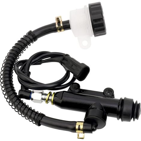 Maître Cylindre Hydraulique Arrière de Moto Pompe de Frein Arrière de Maître-cylindre Compatible avec BJ300 BN302 ABS (1/5)