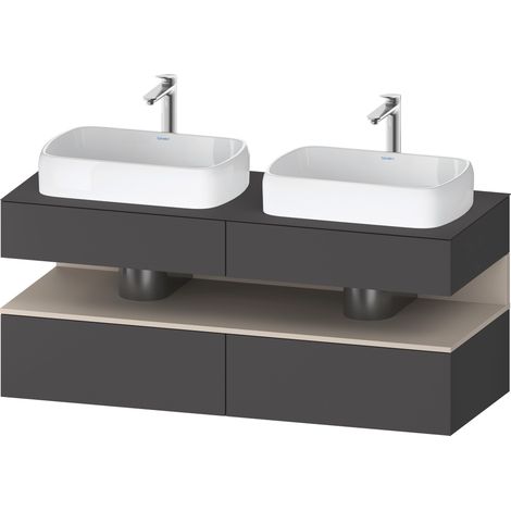 Duravit Collection One Meuble sous-vasque sur console, 2 tiroirs,