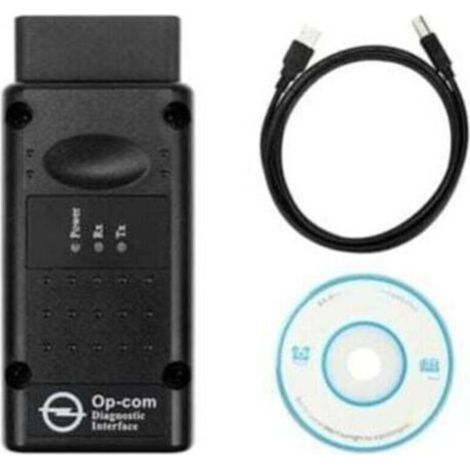 OPCOM 2012V CAN OBD2 Testeur de diagnostic de diagnostic USB Firmware V1.99, Noir (1/4)