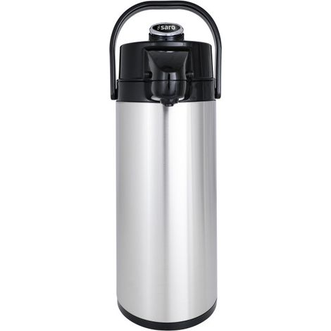 Pichet pompe - Inox - 2,2L - Isotherme - Saro