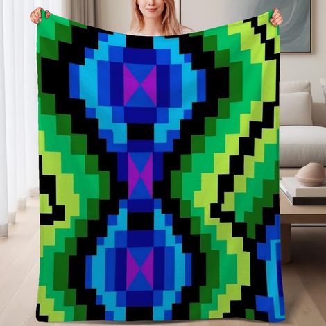 Couverture de lit en polaire, jeté doux et chaud pour le printemps, légère et luxueuse en microfibre de polyester, décoration intérieure cosy et élégante, cadeau pour tout le monde,6080 pouces (1/4)