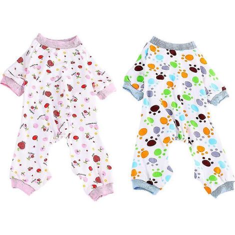 Pijama para cachorros, mono para mascotas, pelele suave para cachorros, ropa para perros. (1/5)