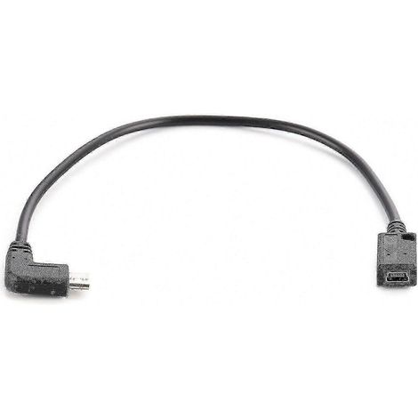 Câble adaptateur mini USB femelle vers USB-C mâle à 90° (SI)WHBYV (1/4)
