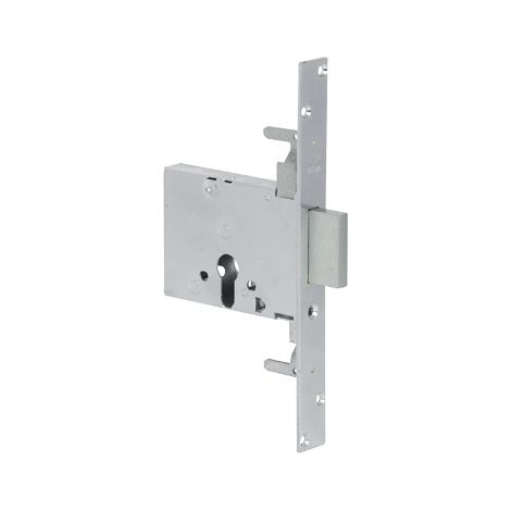 SERRATURA METALLO INFILARE 56016 CISA  B.Q ZINC F.MM 25 F/SAG M4 TRIPL H.MM 82 E.MM 70