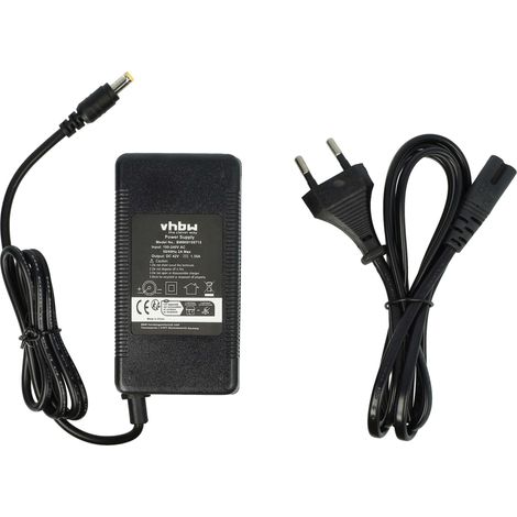 vhbw caricabatterie sostituisce HP1202L3 per batterie, e-bike - Per batterie Li-Ion da 36 V con attacco rotondo 60 W