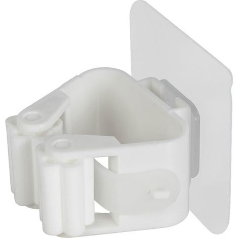 Schirmständer, Aufbewahrungsregal, Wandhaken fürs Badezimmer, Schirmhalter mit integrierter Bürste, Bürste und wasserdichte Ablage (weiß) – 4er-Set