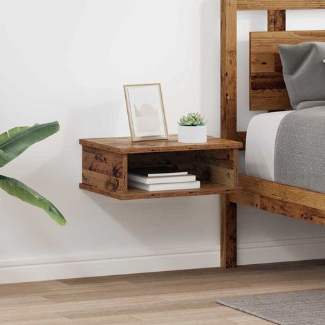 Nachttisch 2 pcs Altholz 40 x 31 x 15 cm Holzwerkstoff
