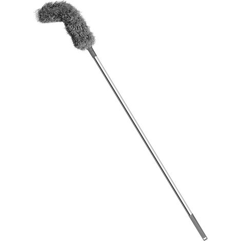 Outil de nettoyage de gouttières Gardenne : brosse télescopique pour nettoyer les gouttières, élimine les feuilles et les débris, angle réglable pour les zones difficiles d'accès, outil de nettoyage p (1/5)
