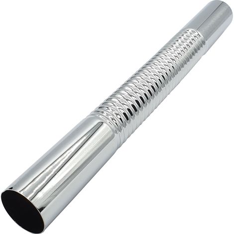 Gerades Chromrohr für Siphon 32 mm, Länge 300 mm (1/3)