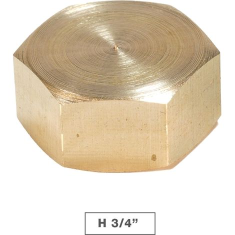 Bouchon laiton femelle 3/4" - 10 u boîte