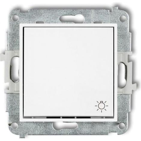 Mecanismo Icon Switch, normalmente abierto, blanco mate, 25IWP-5
