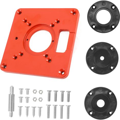 Mesa de fresado multifuncional, placa de inserción, bancos de trabajo para carpintería, fresadora de aluminio, plantillas para carpintería, máquina de grabado (1/5)