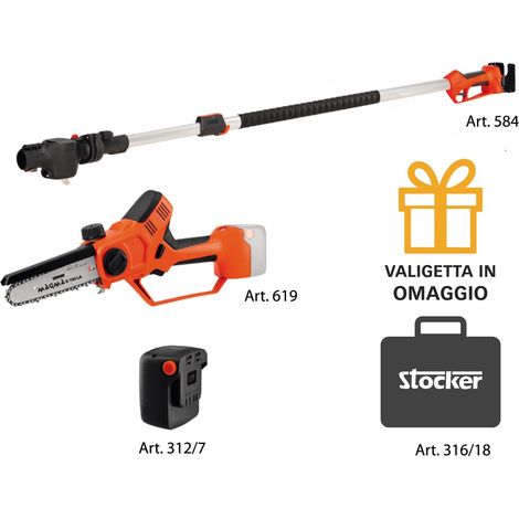 BUNDLE Stocker Kit Power 21 Potatura con Motosega Art. 584 + 619 + 312/7 + 316/18