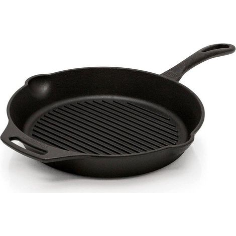 Petromax GP30-T Padella per griglia nera 30 cm in ghisa