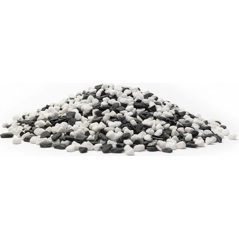 Grava Dalmata Negra y Blanca - Saco 20 kg. - 12-22 mm (1/5)