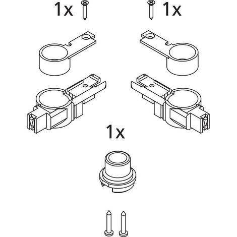 Kermi Lager Set oben, EBI2027, Silber Mattglanz, 2534212