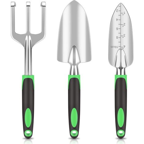 Aluminum Gardening Tool 3pcs Tough Corrosion Resistant Gardening Kit Present Adult