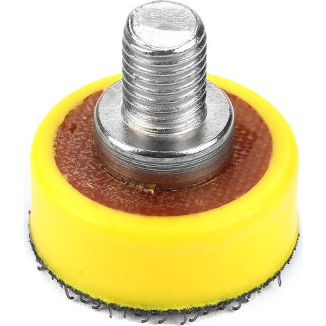 Ortviai Disque de ponçage pneumatique 25 mm filetage M8 en alliage d’aluminium et PU pour meuleuse pneumatique (1/5)
